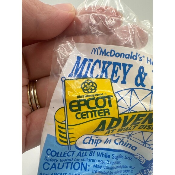 1993 McDonald’s Chip in China Disney Happy Meal Toy Sealed Vintage - Picture 5 of 7